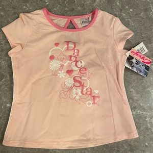 Capezio Dance Shirt in White or Pink- Child Sizes